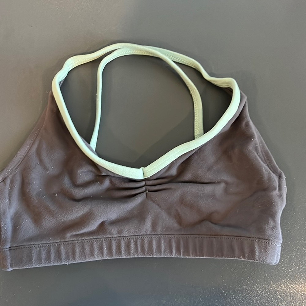 Katrina Wear crop top, Flex Top, gray, youth medium